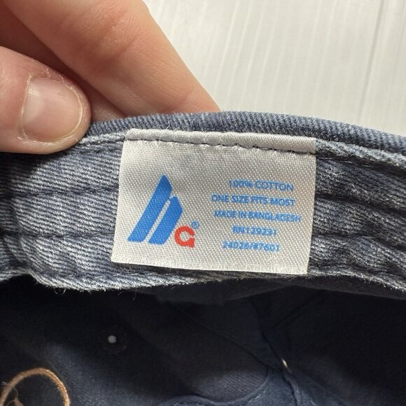 Cinq à Sept Denim Hat Women's Heart Smiley Face Cap Blue Dad Hat OS NWOT Comfy - Picture 7 of 8